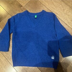 🎉BUNDLE 10 for $20🎉 United Colors Of Benetton Toddler Blue Knit sweater